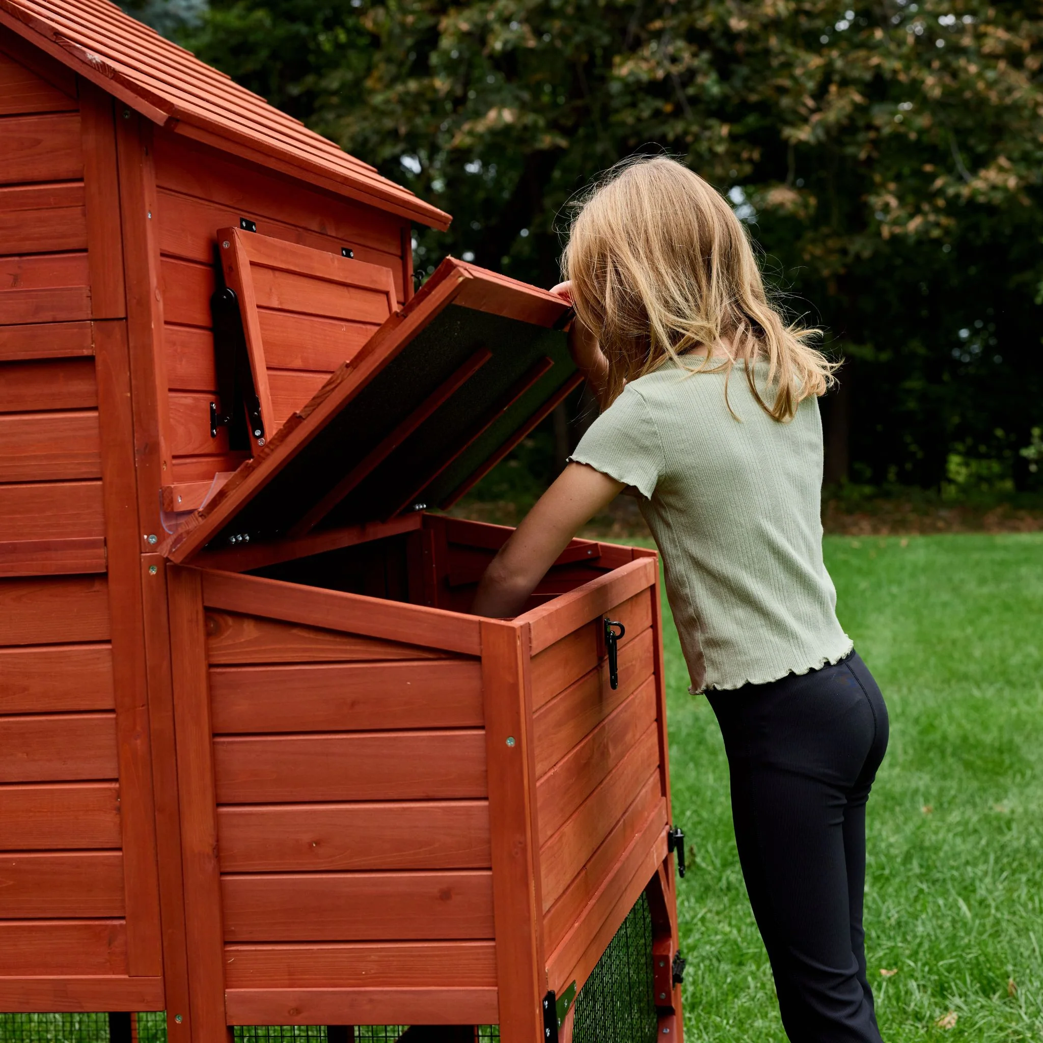 BUNDLE: Orpington Lodge Chicken Coop + Run Extension + Run Roof - Image 13