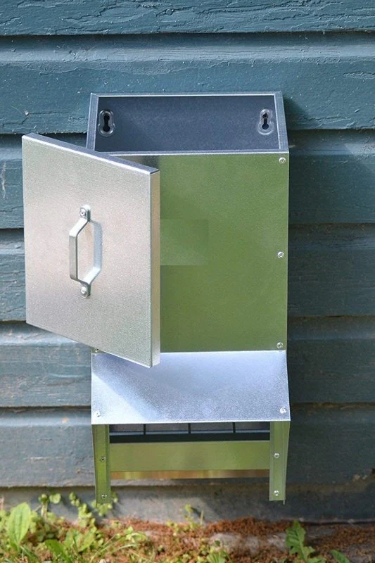 RentACoop Galvanized Chicken Tough Feeder - 10lb - Image 5