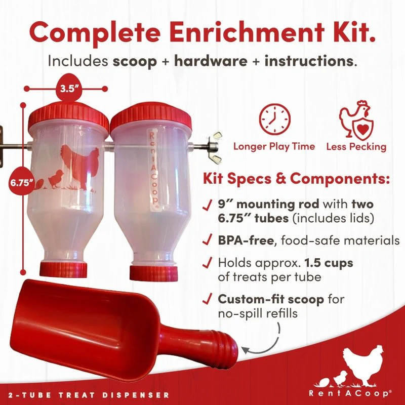 RentACoop Small Chicken Treat Dispenser - Image 2